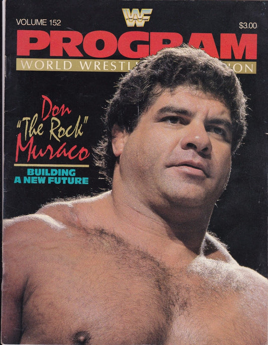 WWF Wrestling Program Volume 152 Magazine PWcatalog
