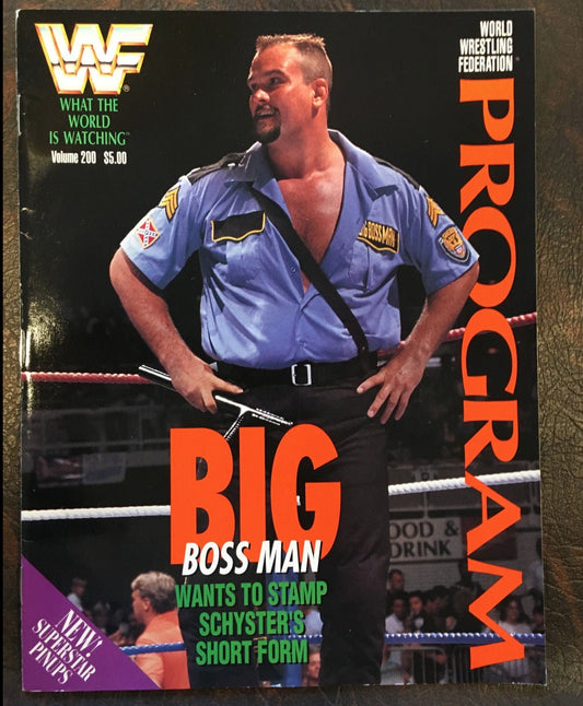 WWF Wrestling Program  Volume 200