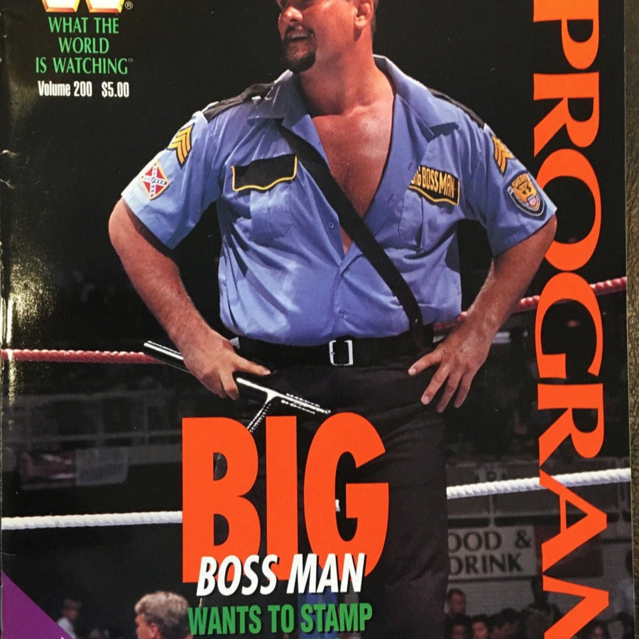 WWF Wrestling Program Volume 200 Magazine PWcatalog
