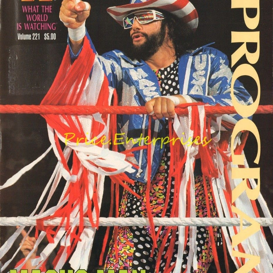 WWF Wrestling Program Volume 221 Magazine PWcatalog