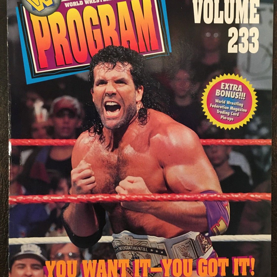 WWF Wrestling Program Volume 233 Magazine PWcatalog