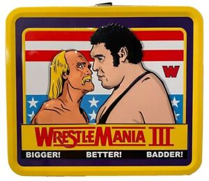 WWF Wrestlemania 3 Lunchbox Lunch Boxes & Totes PWcatalog