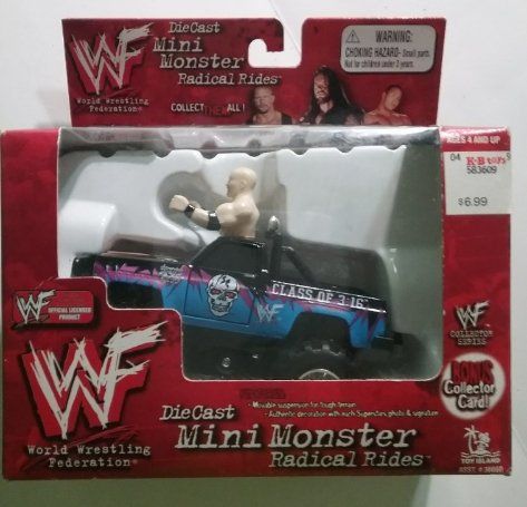 WWF mini monster Radical rides Steve Austin PWcatalog