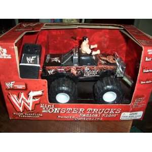 WWF mini monster Radical rides  The Rock