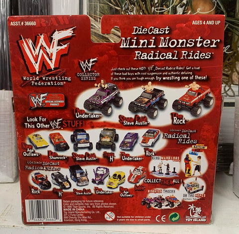 WWF mini monster Radical rides Undertaker