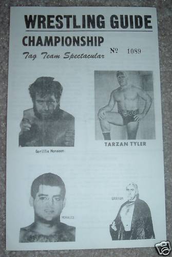 WWWF Program October 1971 Magazine PWcatalog