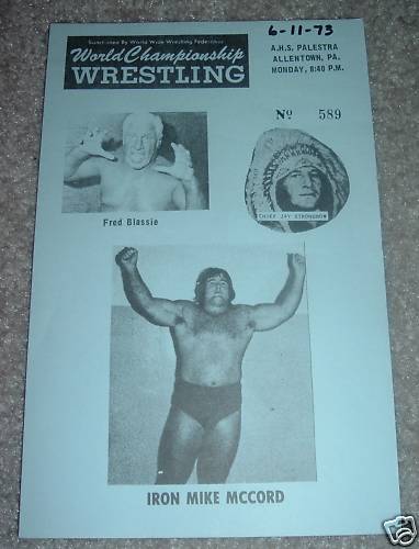 WWWF Program June 1973 Magazine PWcatalog