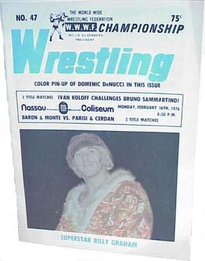 WWWF Program Nassau Coliseum February 1976