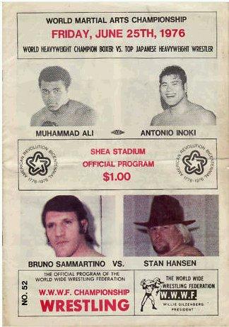 WWWF Program Shea Stadium June 1976 Magazine PWcatalog