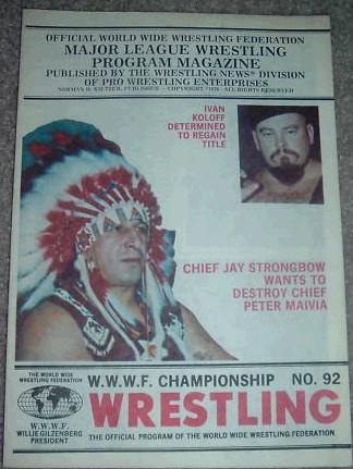 WWWF Program 1978 Volume 92 Magazine PWcatalog