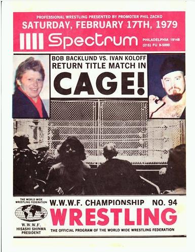 WWWF Program Philadelphia Spectrum February 1979