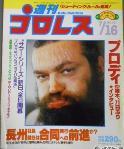 Weekly Pro Wrestling Volume 101 Magazine PWcatalog