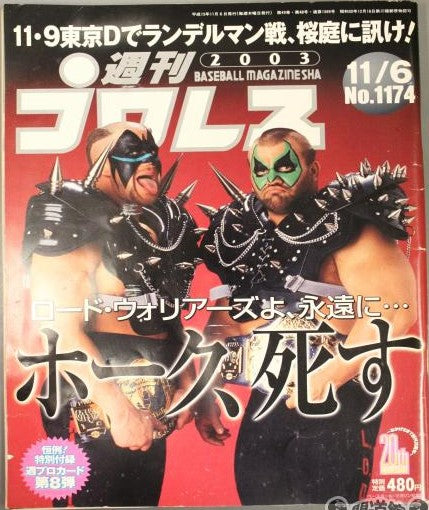 Weekly Pro Wrestling Volume 1174 Magazine PWcatalog