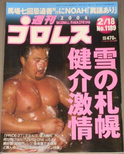 Weekly Pro Wrestling Volume 1189 Magazine PWcatalog