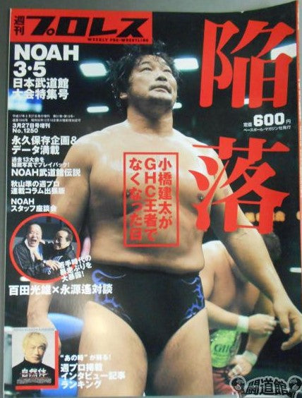 Weekly Pro Wrestling Volume 1250 Magazine PWcatalog