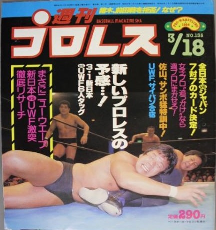 Weekly Pro Wrestling Volume 135 Magazine PWcatalog