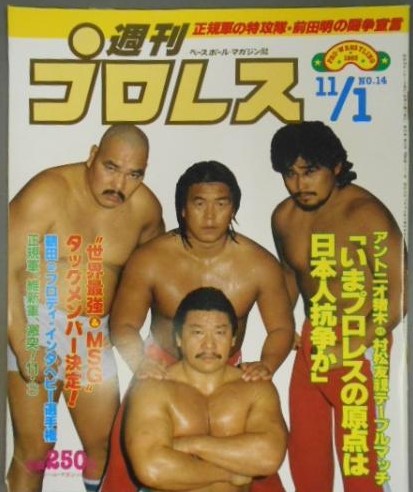 Weekly Pro Wrestling Volume 14 Magazine PWcatalog