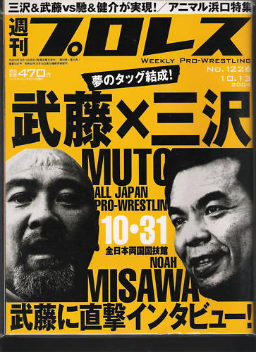Weekly Pro Wrestling Volume 1226 Magazine PWcatalog