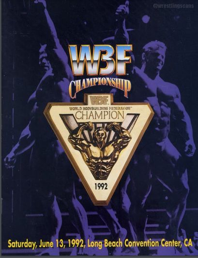 WBF World Bodybuilding Federation Program PW Catalog