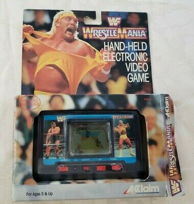 WWF Handheld LCD Hulk Hogan Andre The Giant