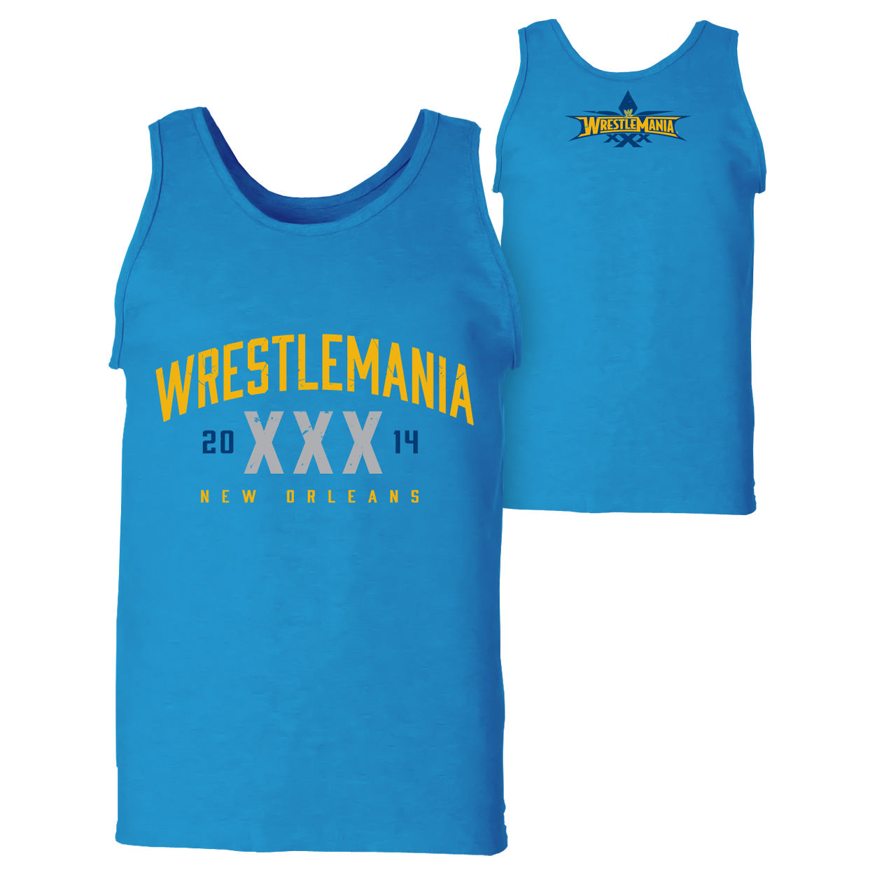 WrestleMania 30 Blue Tank Top Pwcatalog