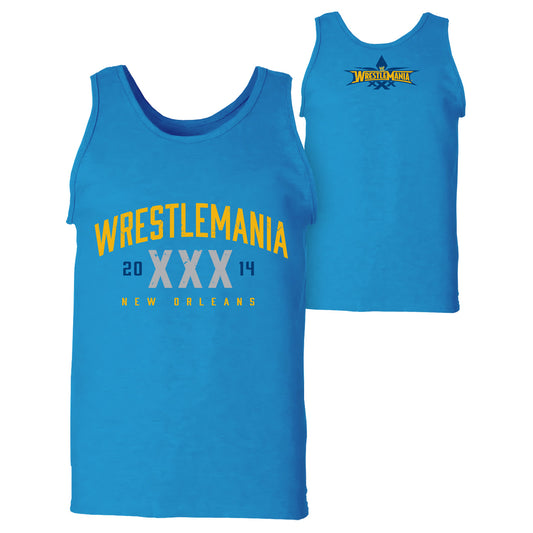 WrestleMania 30 Blue Tank Top