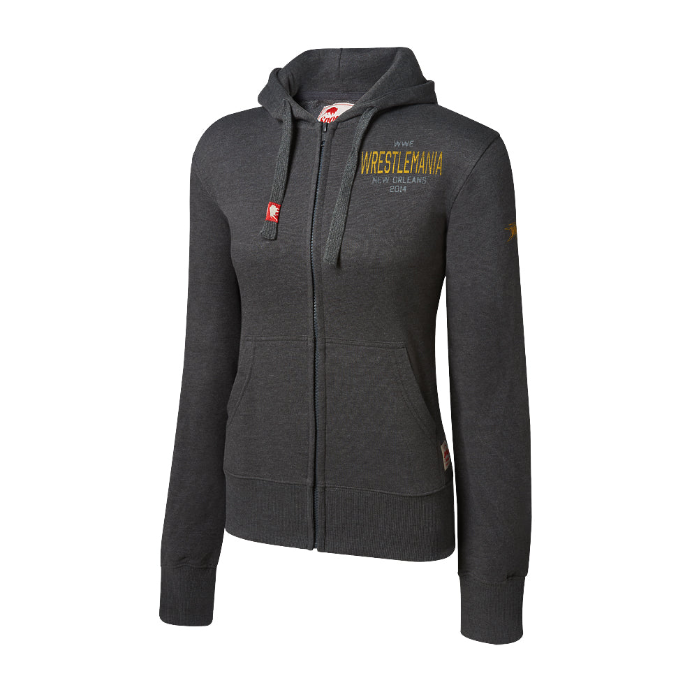 WrestleMania 30 Full-Zip Women's Hooded Sweatshirt Pwcatalog