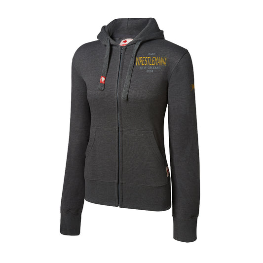 WrestleMania 30 Full-Zip Women's Hooded Sweatshirt Pwcatalog