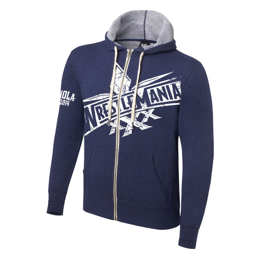 WrestleMania 30 Lightweight Full-Zip Hoodie Sweatshirt