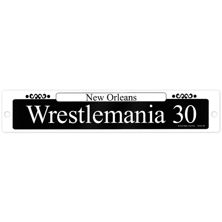 WrestleMania 30 Street Sign Pwcatalog