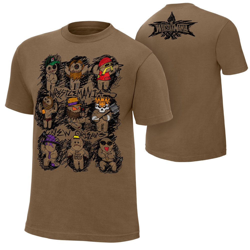 WrestleMania 30 Voodoo Dolls T-Shirt Pwcatalog