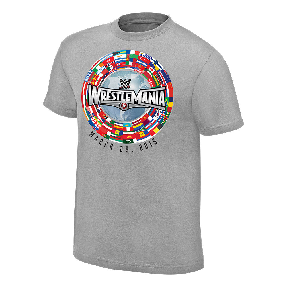 WrestleMania 31 Around The World T-Shirt Pwcatalog