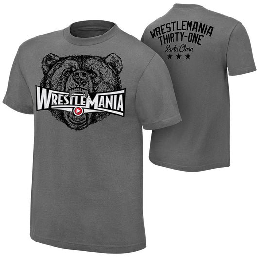 WrestleMania 31 Grizzly T-Shirt Pwcatalog