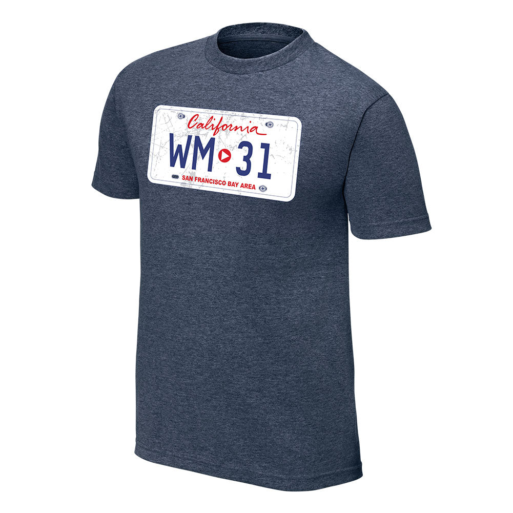 WrestleMania 31 License Plate T-Shirt Pwcatalog