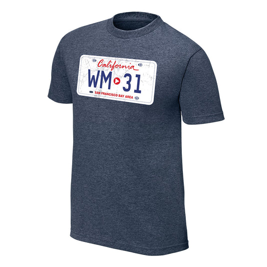 WrestleMania 31 License Plate T-Shirt Pwcatalog