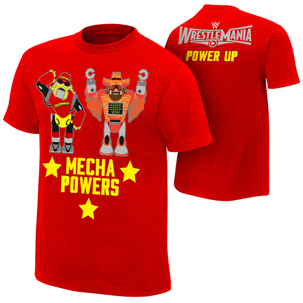 WrestleMania 31 Mecha Powers T-Shirt Pwcatalog