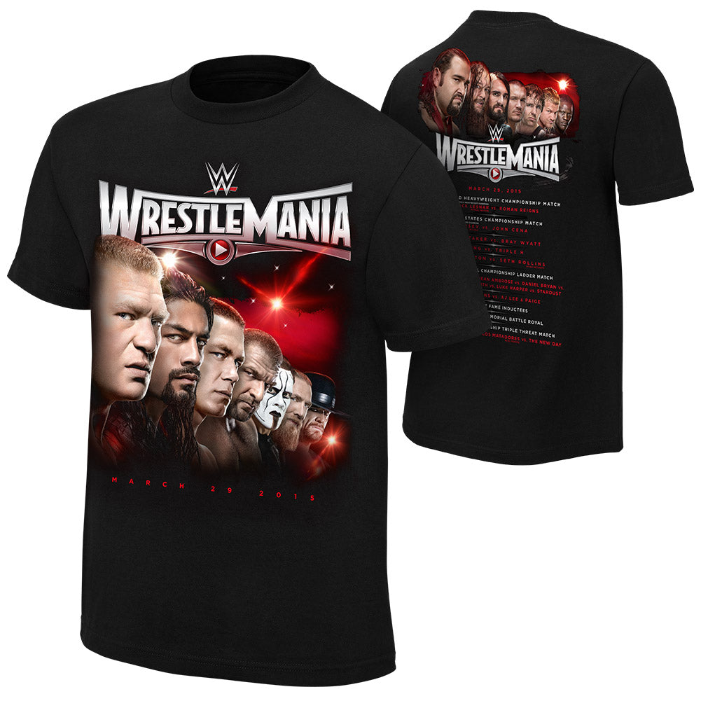 WrestleMania 31 Official Event T-Shirt Pwcatalog