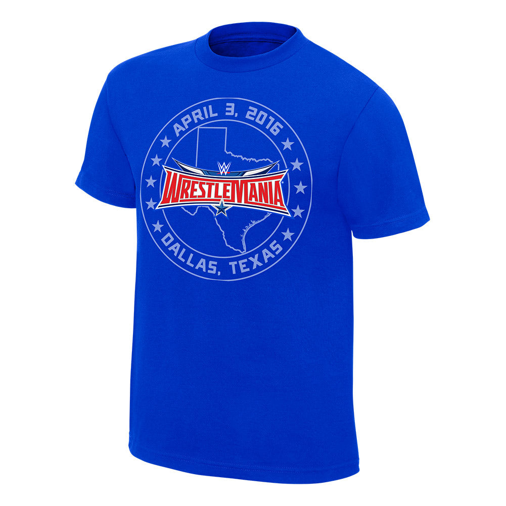 WrestleMania 32 Dallas, TX Youth T-Shirt Pwcatalog