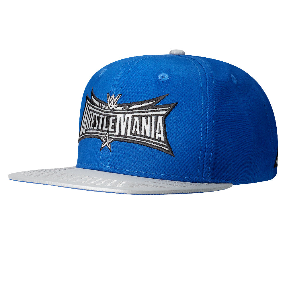WrestleMania 32 Navy Snapback Hat Pwcatalog
