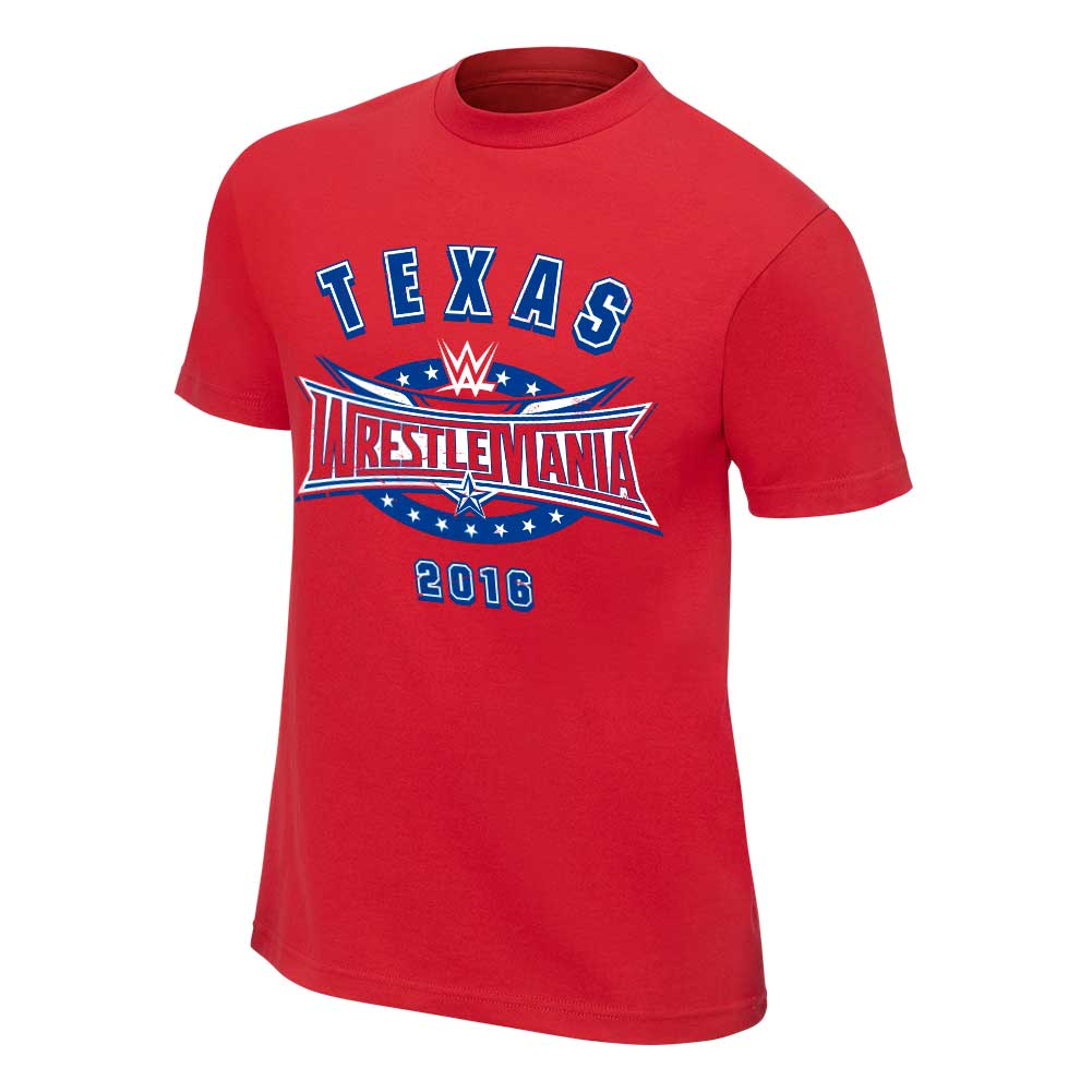 WrestleMania 32 Red Youth Jersey T-Shirt Pwcatalog