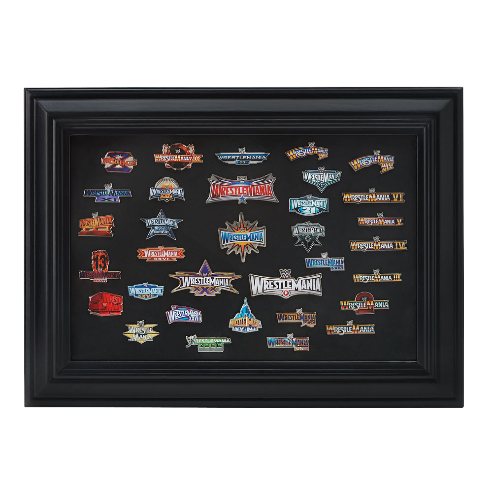 WrestleMania 33 Collector's Pin Set Frame Pwcatalog
