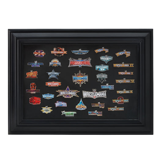 WrestleMania 33 Collector's Pin Set Frame Pwcatalog