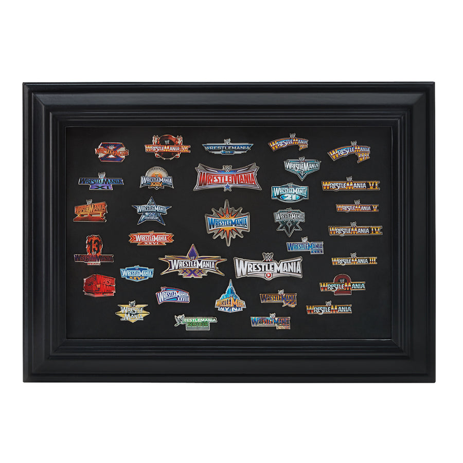 WrestleMania 33 Collector's Pin Set Frame Pwcatalog