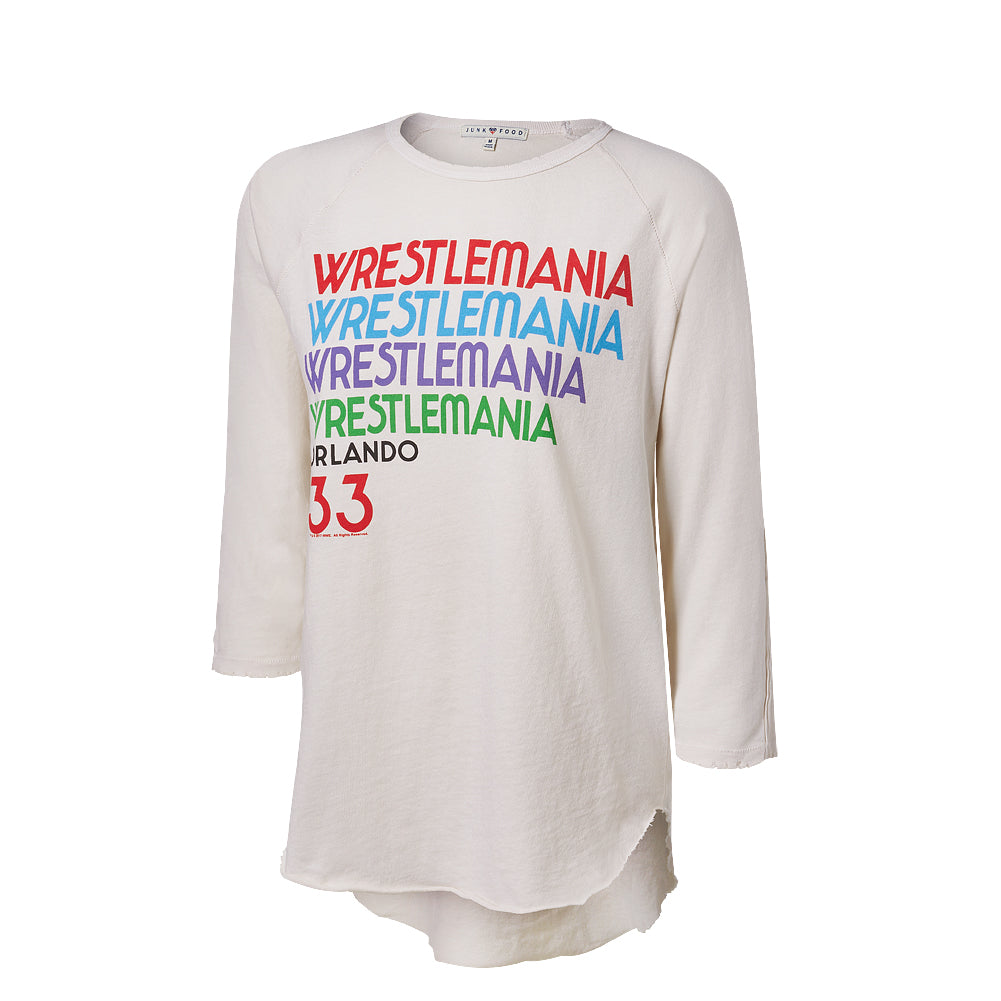 WrestleMania 33 Junk Food Women's Long Sleeve T-Shirt Pwcatalog