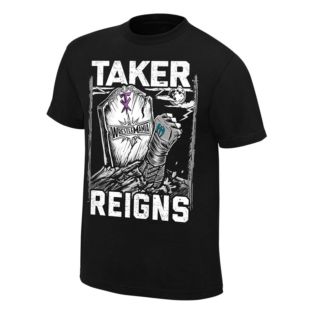 WrestleMania 33 Roman Reigns vs. Undertaker Match T-Shirt Pwcatalog