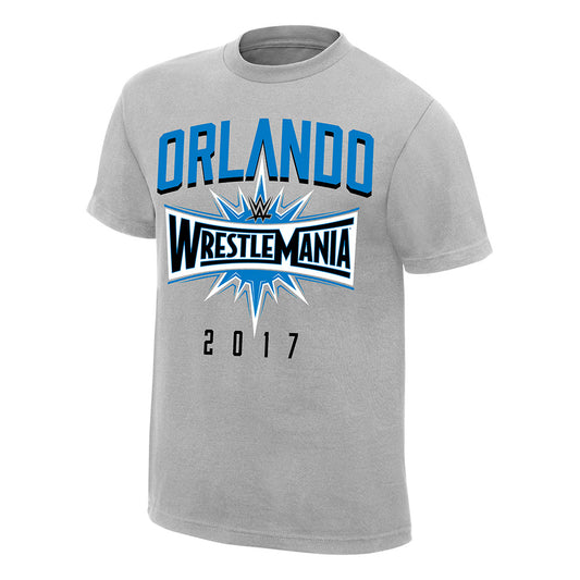 WrestleMania 33 Sport Silver T-Shirt Pwcatalog