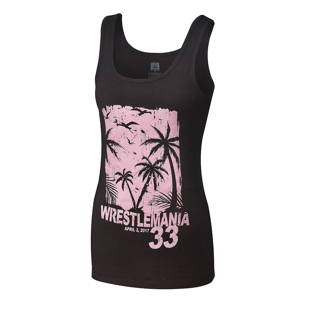 WrestleMania 33 Women's Vintage Black Tank Top Pwcatalog