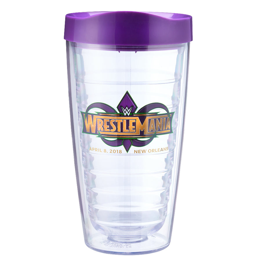 WrestleMania 34 16oz Tumbler Pwcatalog