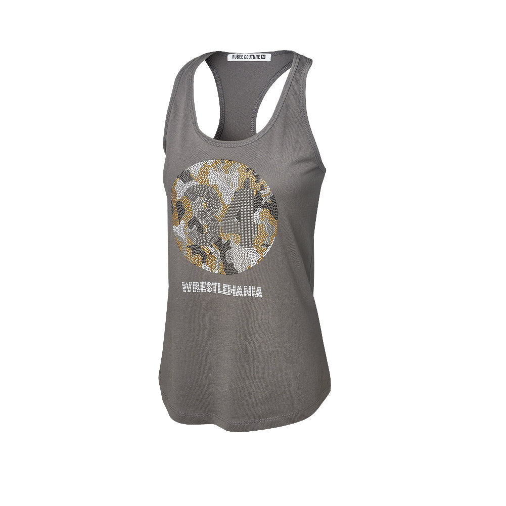 WrestleMania 34 Camo Racerback Tank Top Pwcatalog