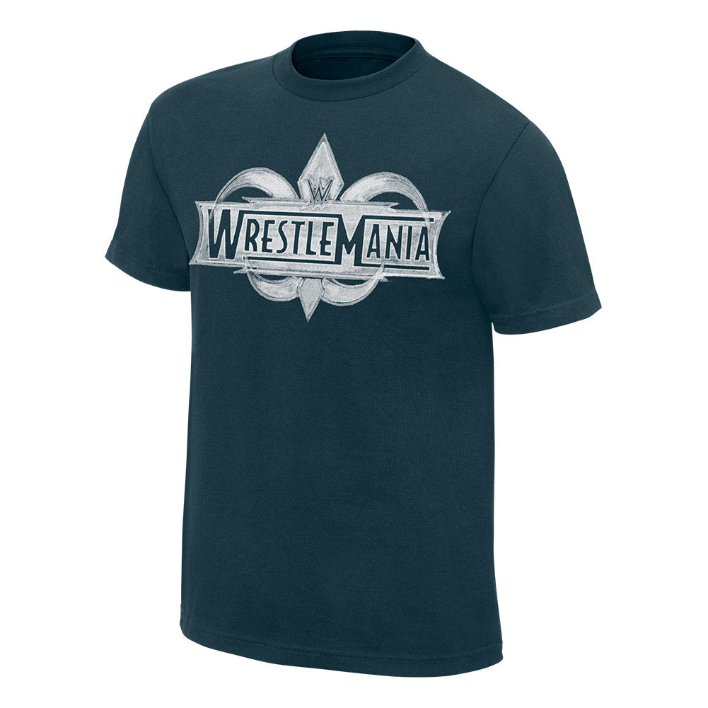 WrestleMania 34 Faded Logo T-Shirt Pwcatalog